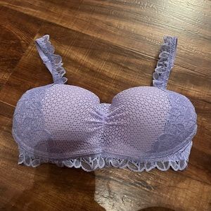 Aerie Padded Lace Bralette, Size Small